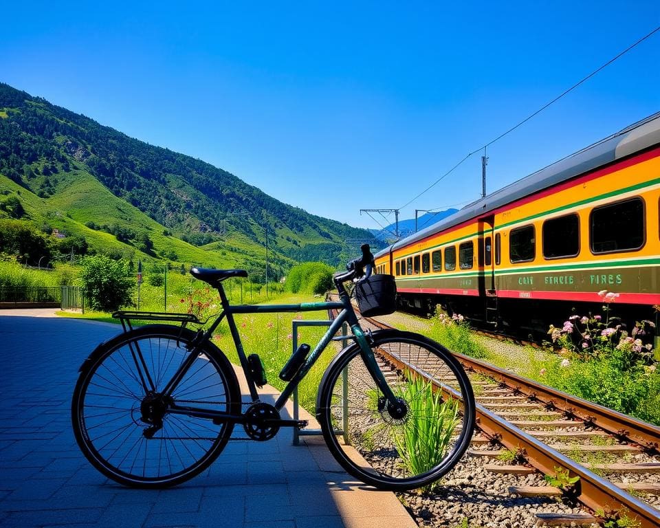 Umweltfreundliche Reiseoptionen mit Fahrrad und ÖPNV