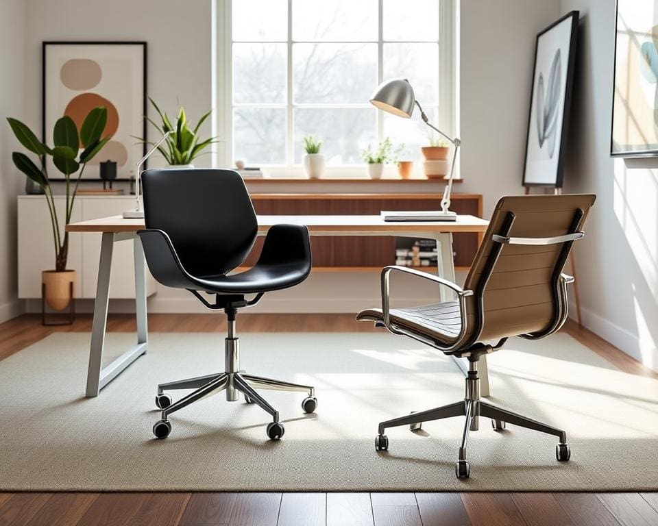 Vitra ID Chair und Eames Aluminium Group