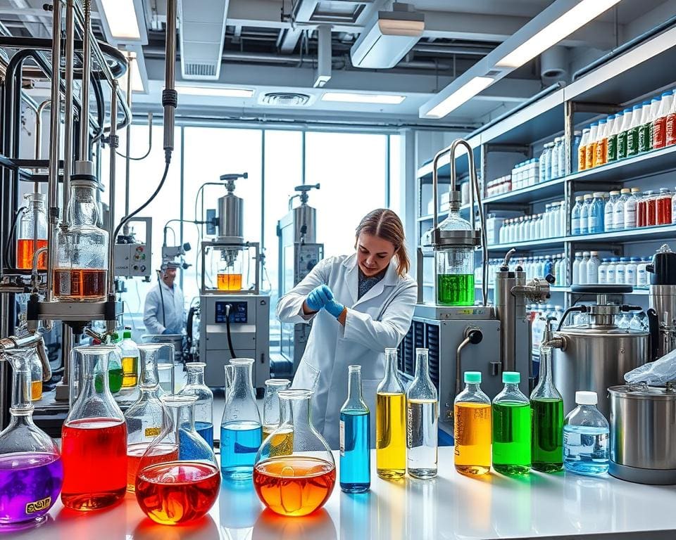 Wie beeinflusst Chemietechnologie die Herstellung von Reinigungsmitteln?