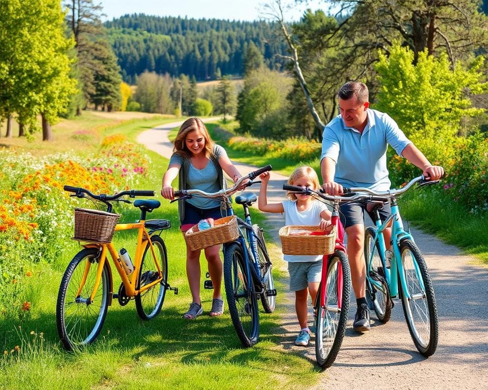 Wie du Fahrradtouren mit Kindern planst