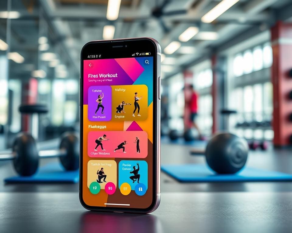 Workout App für Fitnessprogramme