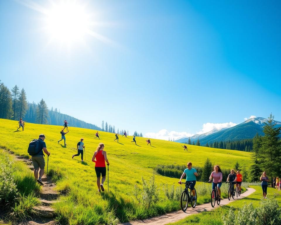 Aktivurlaub im Grünen