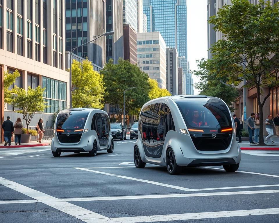 Autonome Fahrzeuge für städtische Logistik