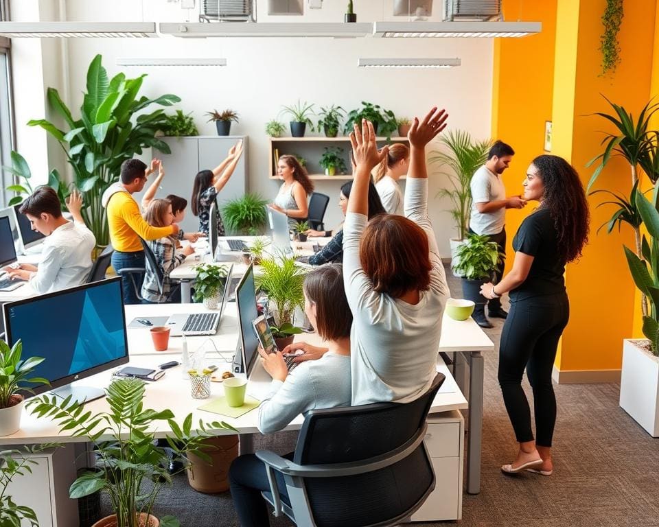 Bewegungsimpulse im Büro