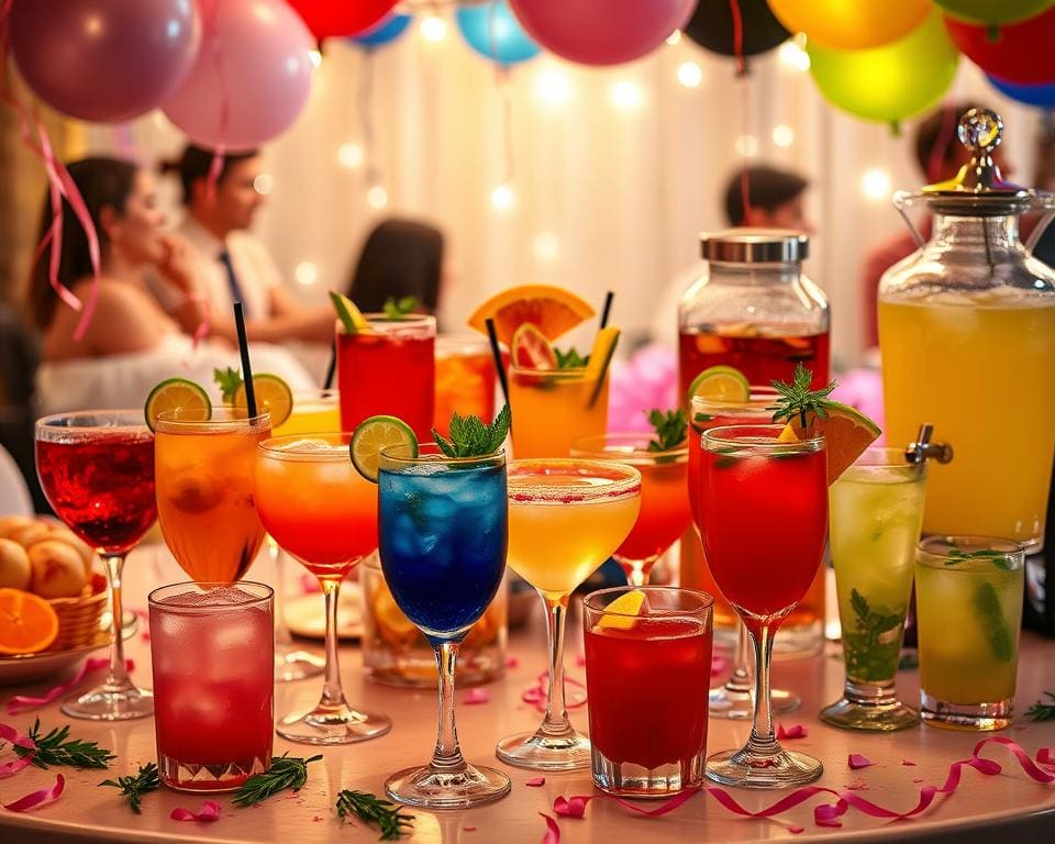 Die besten Drinks für Partys und Feierlichkeiten