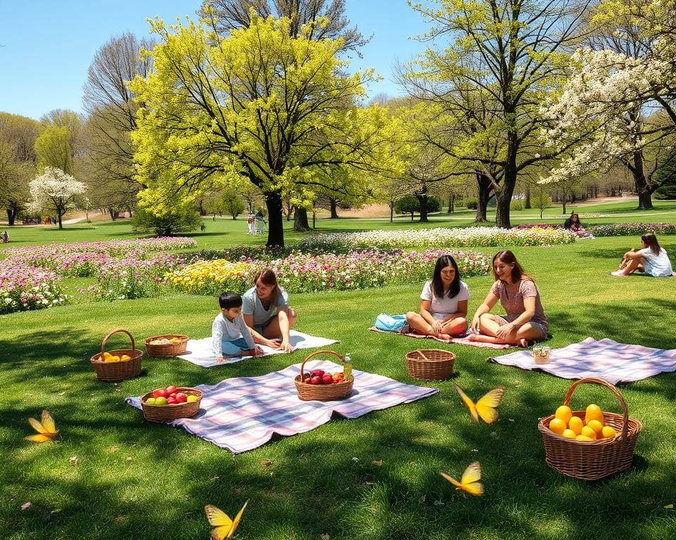 Die schönsten Parks für ein Picknick im Frühling