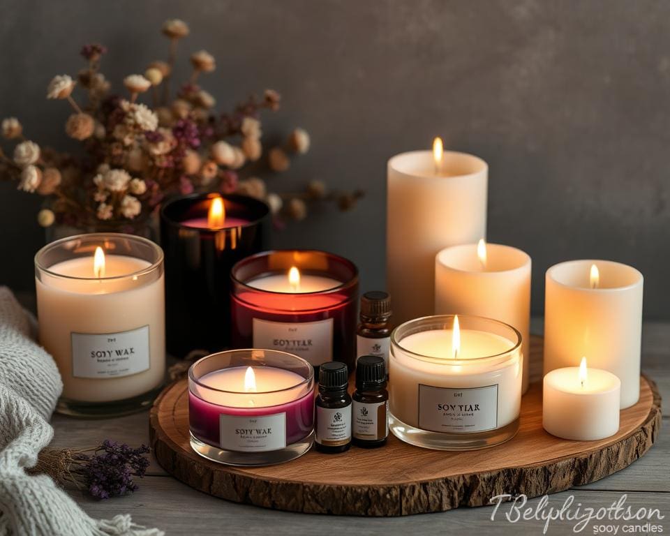 Duftkerzen mit Sojawachs: Vorteile und DIY