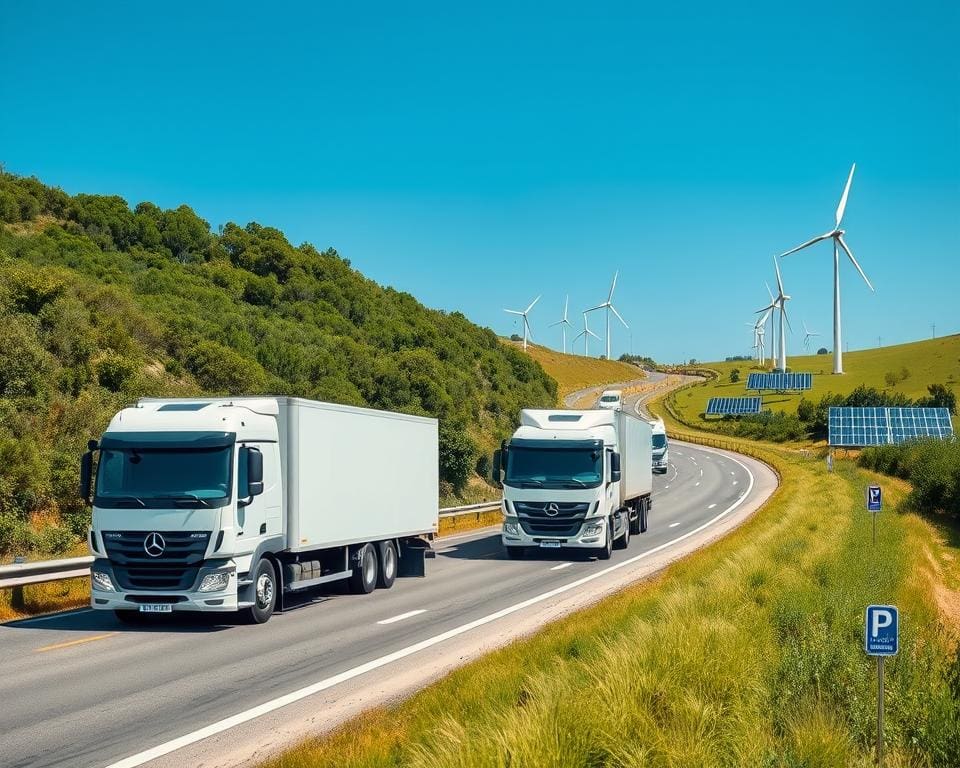 Einsatzmöglichkeiten von Wasserstoff Lkw in der grünen Logistik