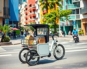 Elektrische Lastenräder für urbane Lieferdienste