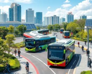 Elektrische Stadtbusse: Nachhaltigkeit im öffentlichen Verkehr