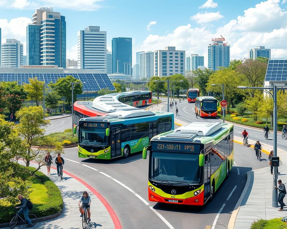 Elektrische Stadtbusse: Nachhaltigkeit im öffentlichen Verkehr