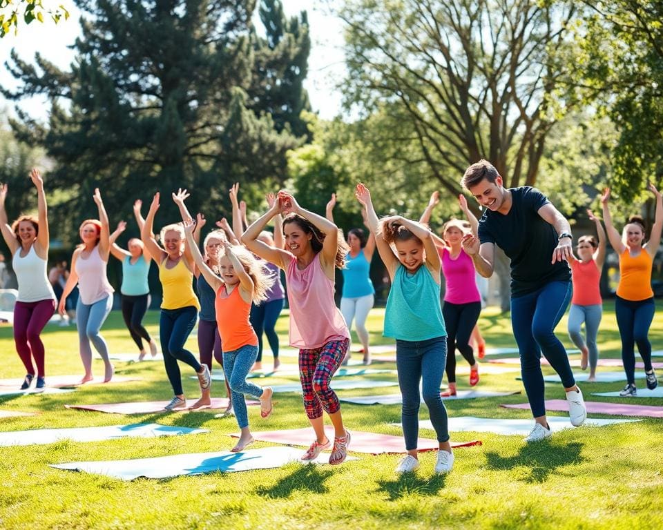 Fitnesskurse für Eltern und Kinder