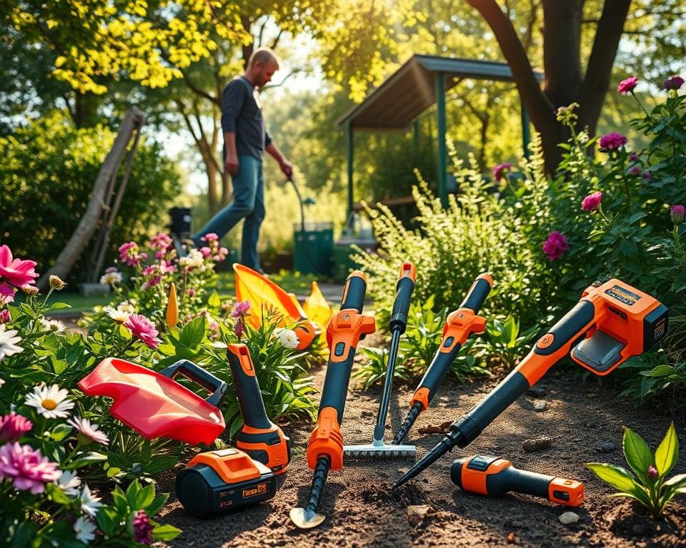 Freiheit beim Arbeiten im Garten