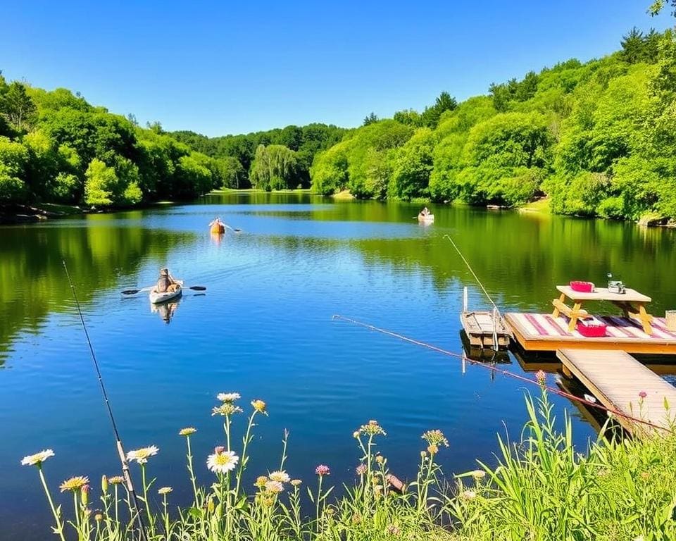 Freizeitaktivitäten am Wasser