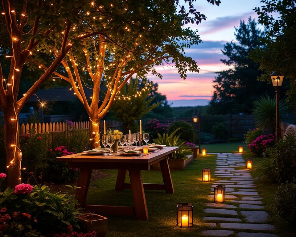 Gartenbeleuchtung für laue Sommerabende