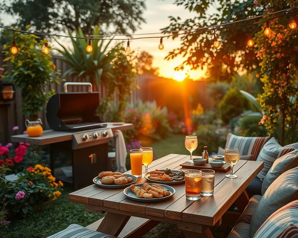 Grillen im Garten