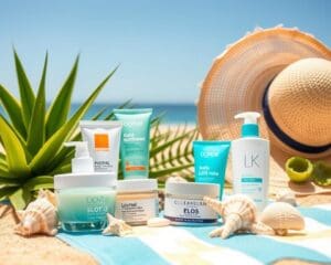 Hautpflegeroutinen für heiße Sommermonate