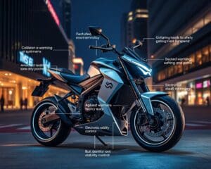 Intelligente Sicherheitsfeatures für moderne Motorräder