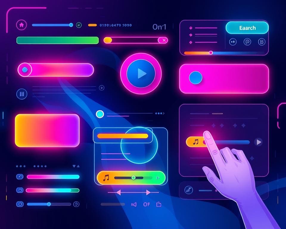 Interaktive Elemente in UX-Design