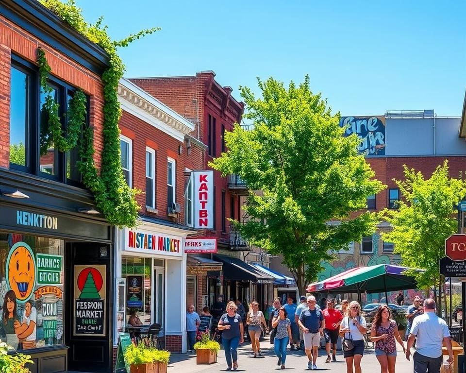 Kensington Market mit seinen charmanten Geschäften und Restaurants