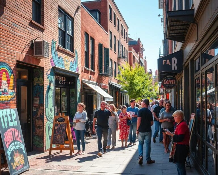 Kreative Viertel in Richmond, Virginia