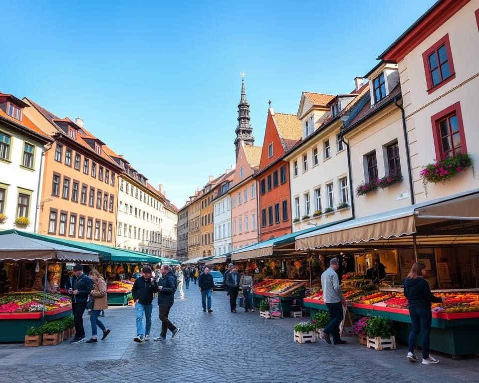 Marktplatz in Ljubljana