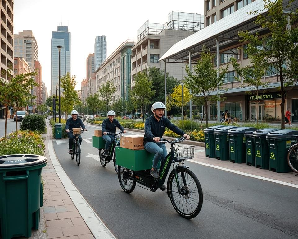 Nachhaltige Logistiklösungen mit Elektro Lastenrädern in der Kreislaufwirtschaft