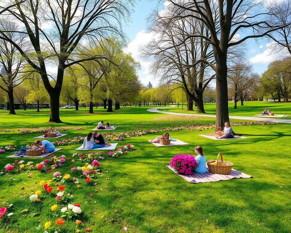 Park Auswahl für ein Picknick