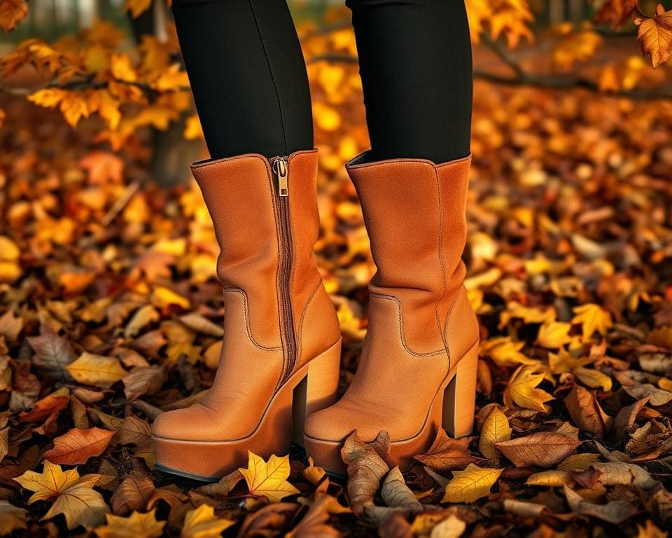 Plateau-Stiefel: Der Star deiner Herbstgarderobe