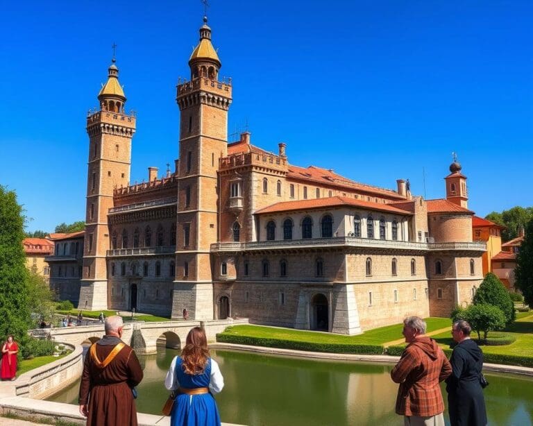 Renaissance-Schlösser in Ferrara, Italien