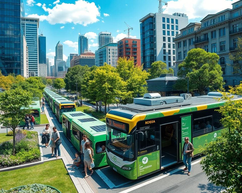 Rolle der Stadtbusse in der nachhaltigen Stadtentwicklung