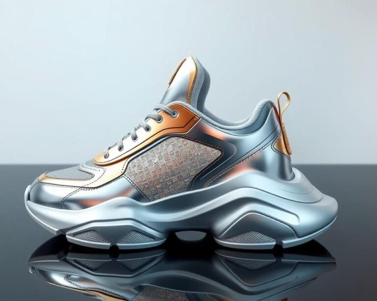 Sneaker in Metallic-Tönen: Funkelnde Details für 2024