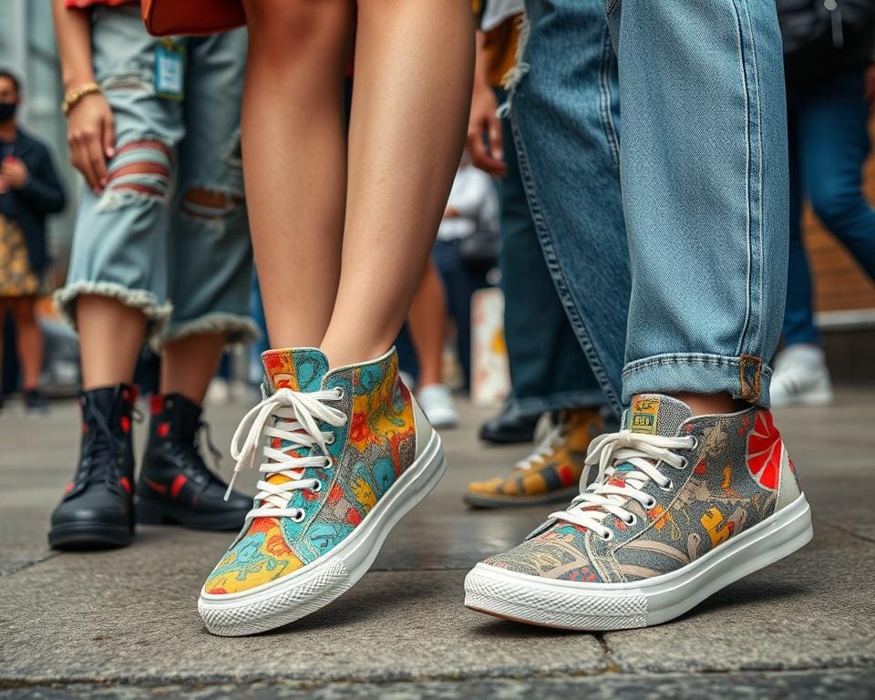 Sneaker mit Prints: Kreativität für deinen Alltagslook