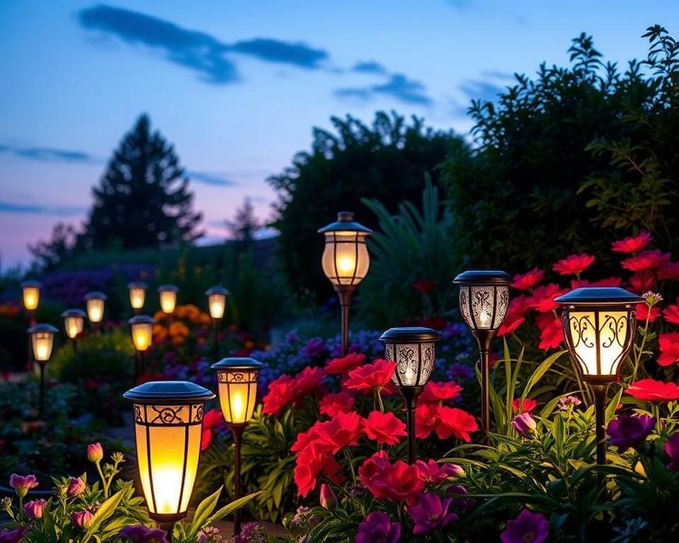 Solarleuchten für den Garten