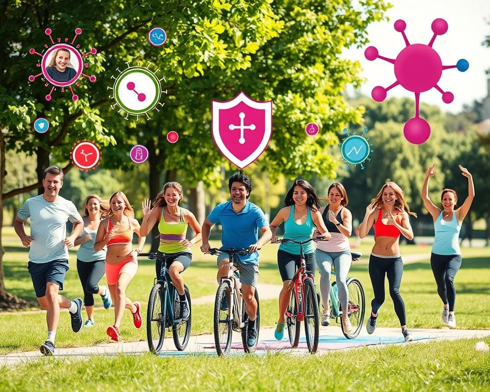Sportliche Aktivität und Immunabwehr