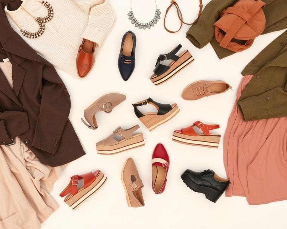 Styling-Tipps für Plateau-Schuhe