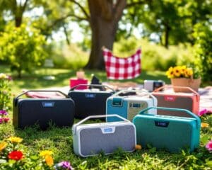 Tragbare Lautsprecher mit Radiofunktion: Musik überall