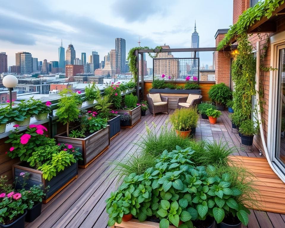 Urban Gardening Ideen für eine Dachterrasse