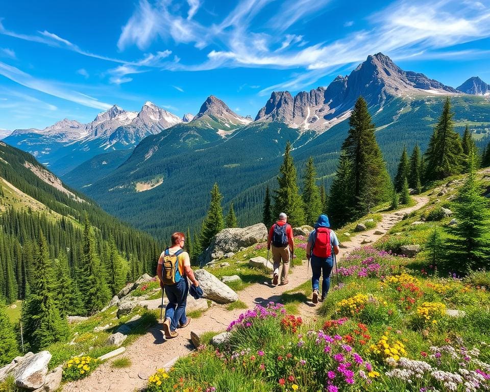 Wandern in den Rocky Mountains