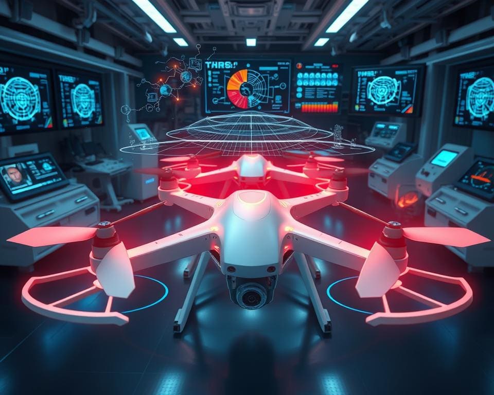 Wie hilft AI in der Entwicklung autonomer Drohnen?