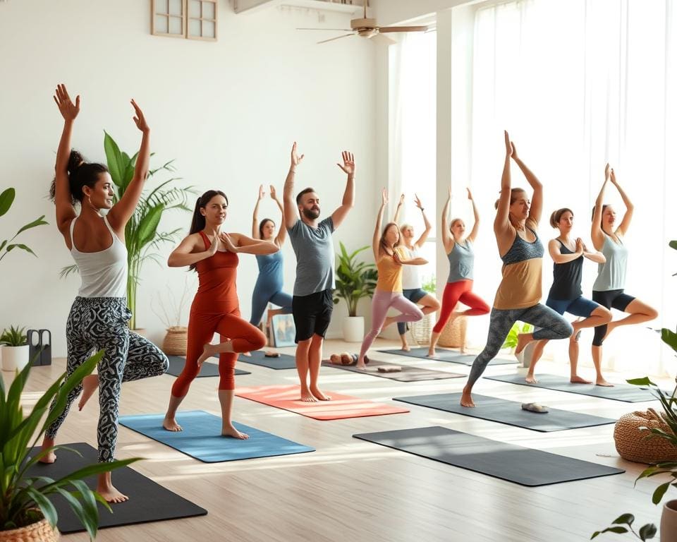 Yoga-Posen für mehr Energie