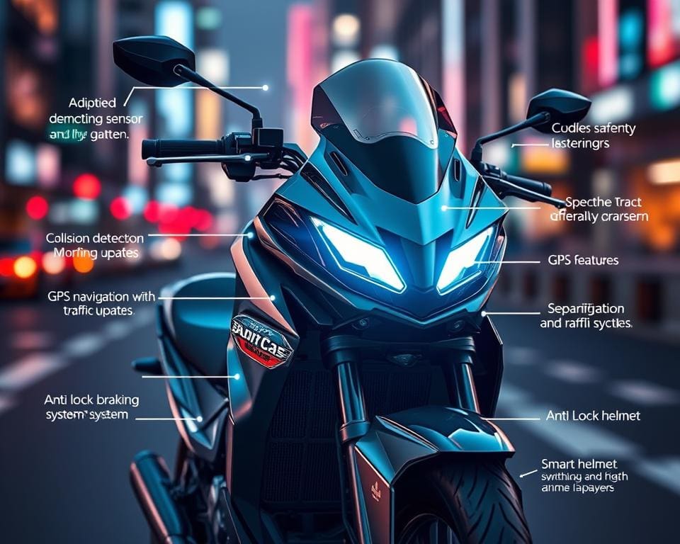 intelligente Sicherheitsfeatures für moderne Motorräder