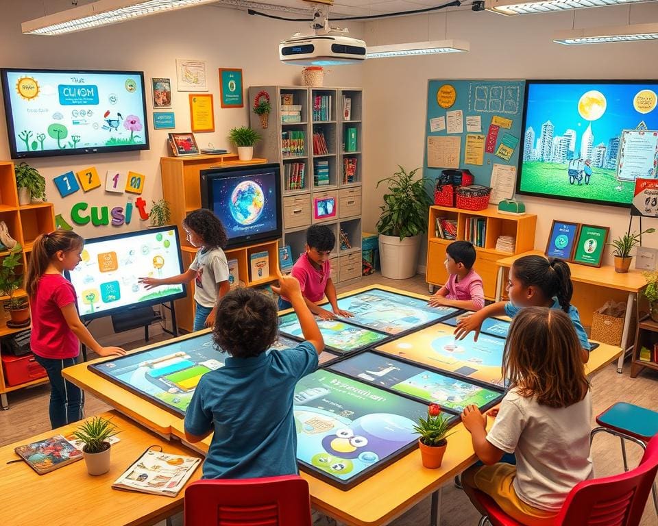 interaktive Displays für Bildungserlebnisse