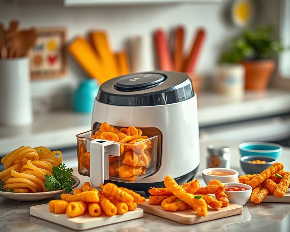 kreative Snackideen mit einer kleinen Fritteuse