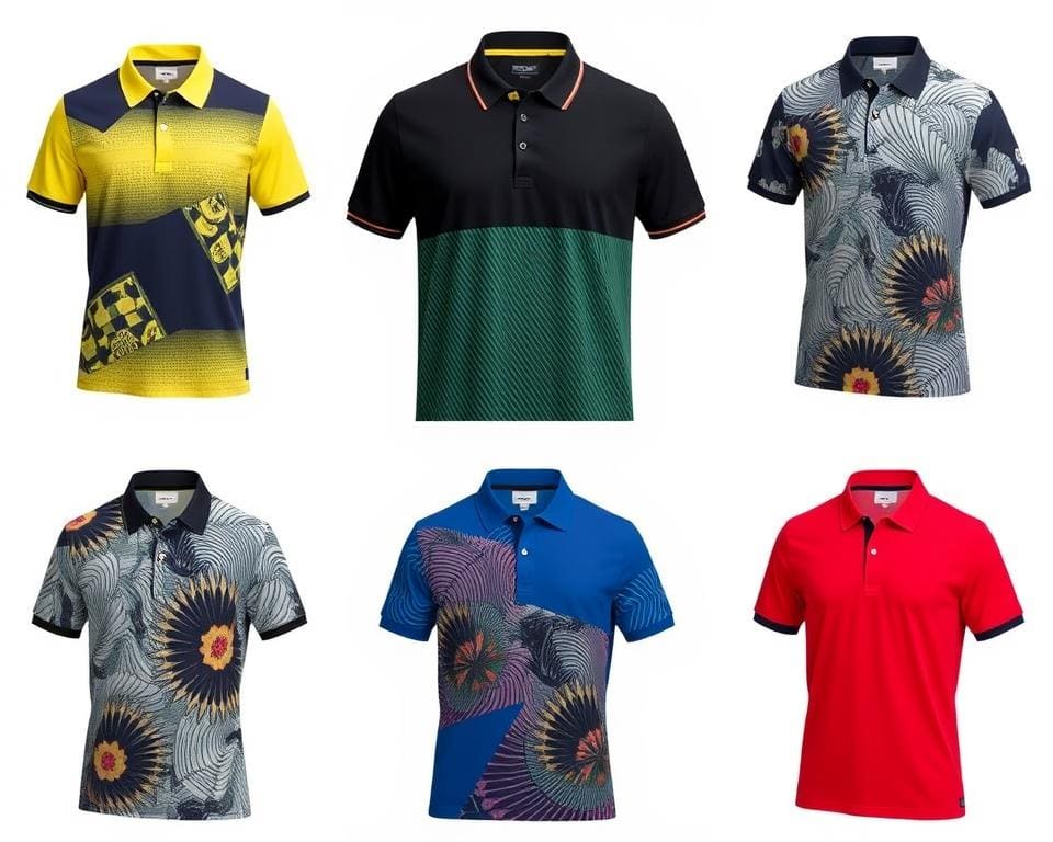 moderne Designs Poloshirts Herrenmode