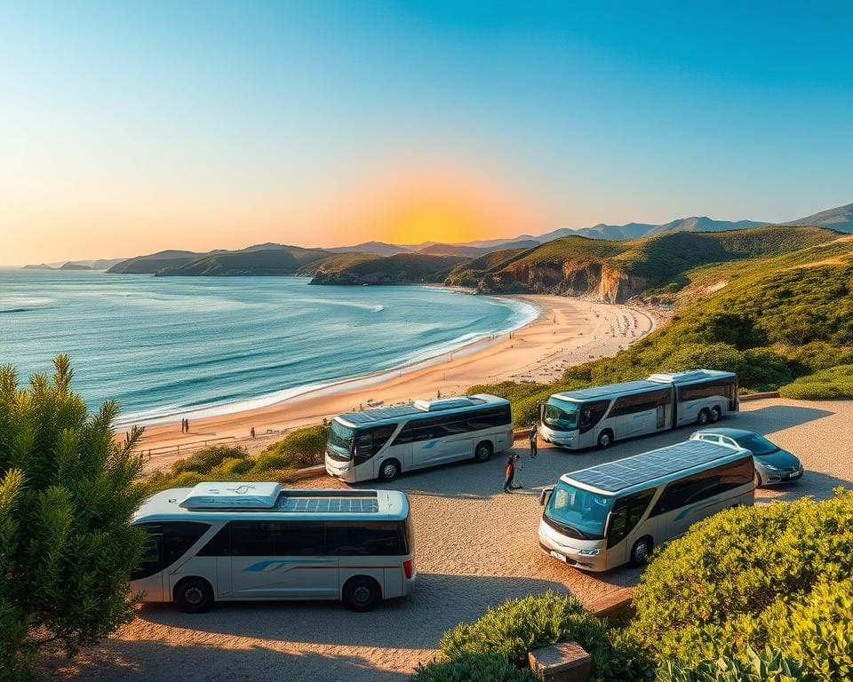 solarbetriebene Fahrzeuge für nachhaltigen Tourismus