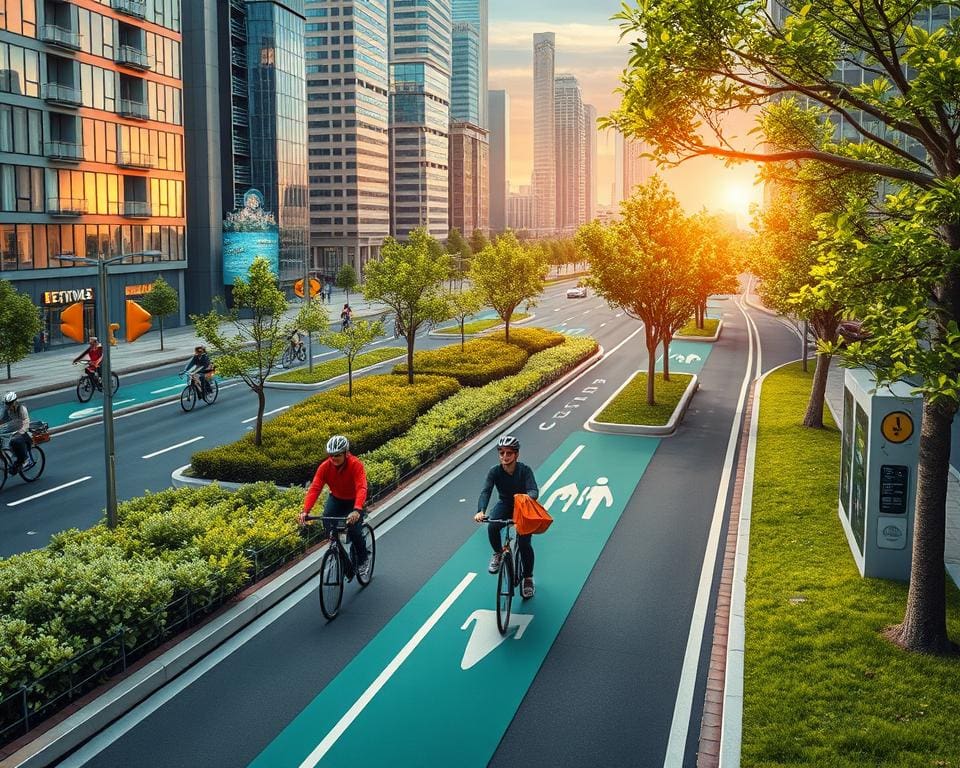 technologische Innovationen zur Optimierung von Radwegen