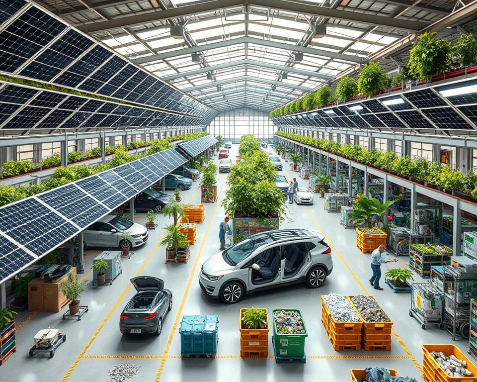 umweltfreundliche Automobilproduktion