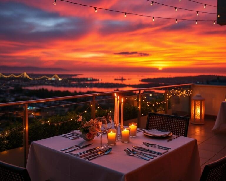 Die besten Locations für ein romantisches Dinner