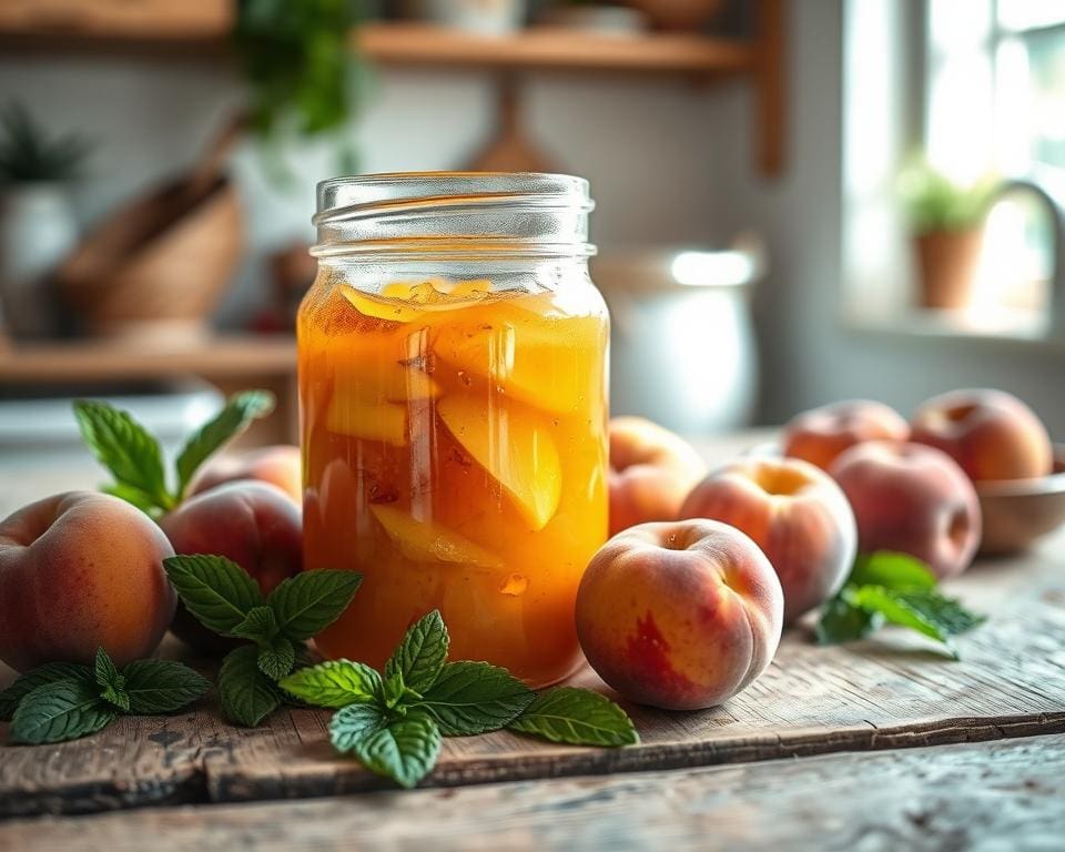 Pfirsichmarmelade ohne Zucker: Natürlich und lecker